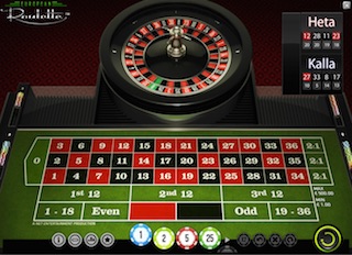 Roulette grön - 89945
